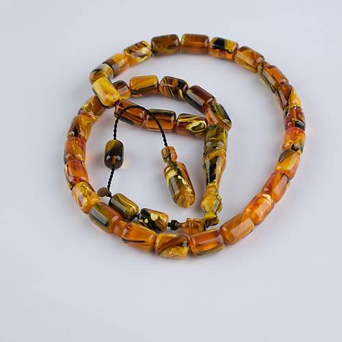Katalin Usta i mzal Kapsl Kesim 8x12mm Tesbih - Sar