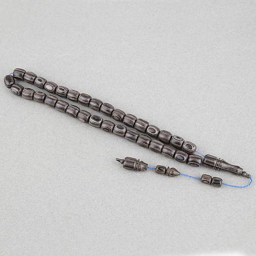 Kafur Aac Kapsl Kesim 11x12mm Tesbih - Gri