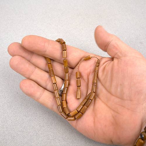 Kuka Orijinal Do�al Lapisdo �mzal� El Boy Kesme Kesim 5x9mm Tesbih