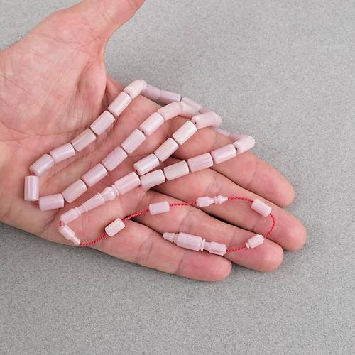 Katalin �ubuk Usta ��i Kesme Kesim 7x12mm Tesbih -Bej
