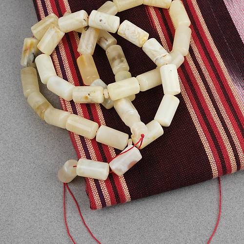 Rus Kaya Damla Kehribar Kesme Kesim 9x18mm Tesbih