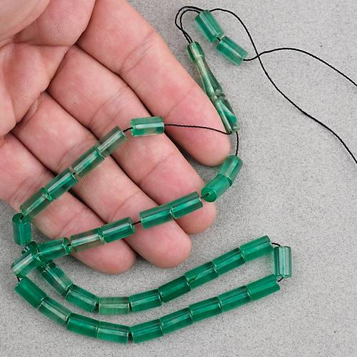 S�kma Kehribar Kesme Kesim 6x10mm Tesbih P�sk�ls�z