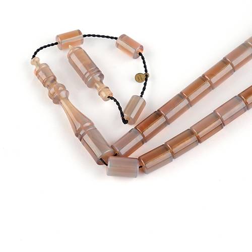 Katalin Kesme Kesim 7x11mm Tesbih - Gri