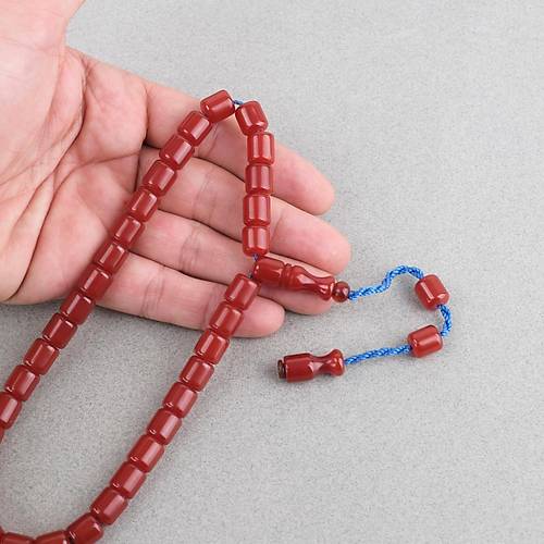 S�kma Kehribar F��� Kesim 10x9mm Tesbih