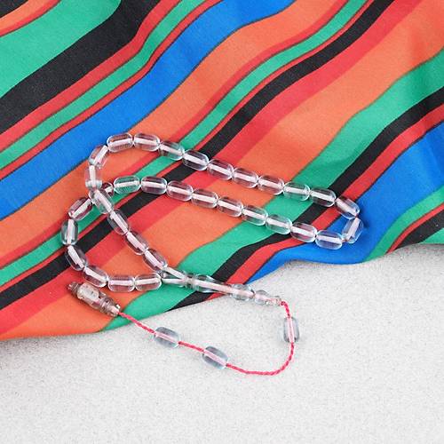 S�kma Kehribar Kaps�l Kesim Sistemli Bilek Boy 5x8mm Tesbih Su Ye�ili