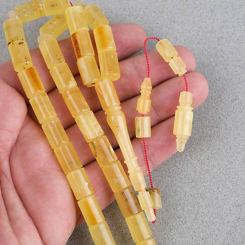 Rus Tek Kaya Damla Usta i Kesme Kesim 8x12mm Tesbih