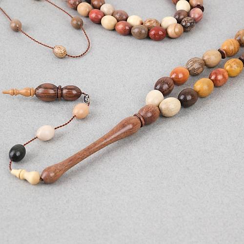 Kar���k A�a� Usta ��i �mzal� 33l� ve 99lu Beyzi Kesim Tesbih Seti