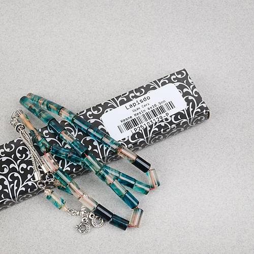 U�ak Cam� Alpaka P�sk�l Kesme Kesim 6x10.5mm Tesbih