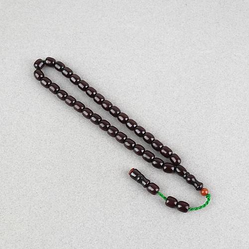 S�kma Kehribar Bilek Boy Kaps�l Kesim 9x10mm Tesbih