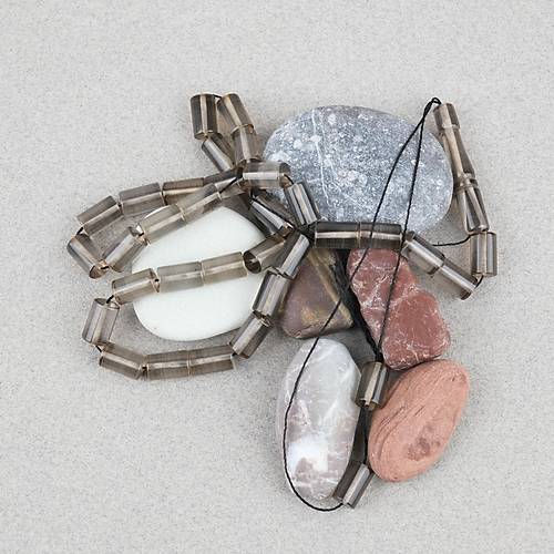 S�kma Kehribar Kesme Kesim 7x11mm Tesbih - Sar�