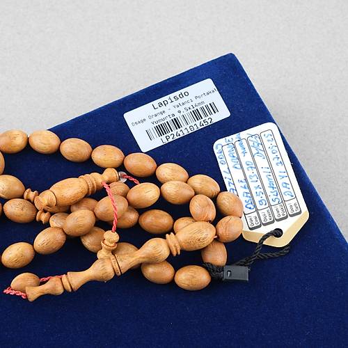 OSAGE Orange Aac (Maklora-Yalanc Portakal) Doal Usta i mzal Yumurta Kesim 9.5x14mm Tesbi