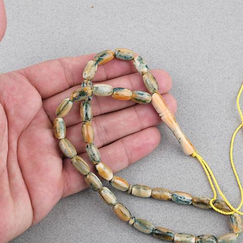 Galalit Arpa Kesim 7x12mm Tesbih P�sk�ls�z