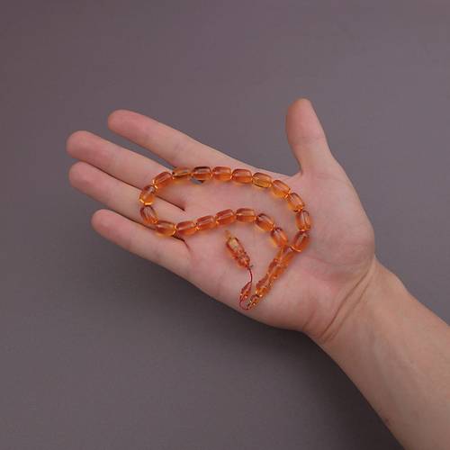 Katalin Usta El ��i �mzal� Kaps�l Kesim Efe Boy 9x12.5mm Tesbih