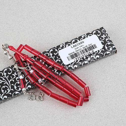U�ak Cam� Alpaka P�sk�l Kesme Kesim 6x10.5mm Tesbih