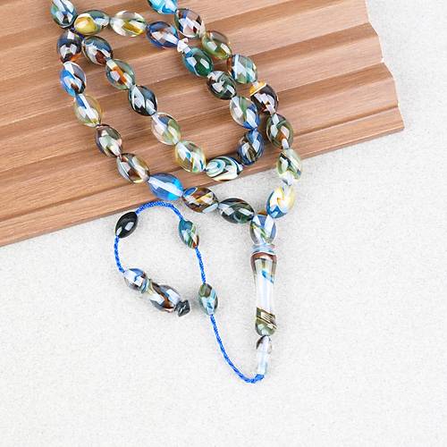 Arizona Katalin Sistemli Beyzi Kesim 8x12mm Tesbih