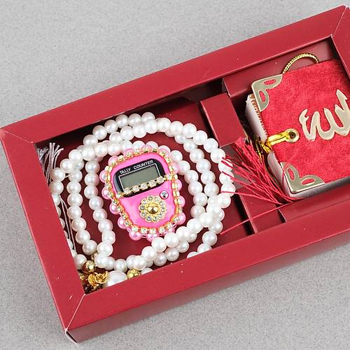 Zikirmatik Elektronik Tesbih Kuran ve 99luk Namaz Tesbihi 3l� Set