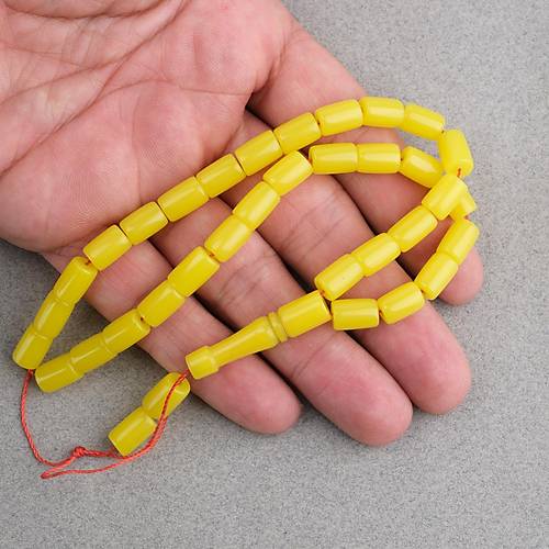 U�ak Cam� Kesme Kesim 7x10mm Tesbih P�sk�ls�z Sar�