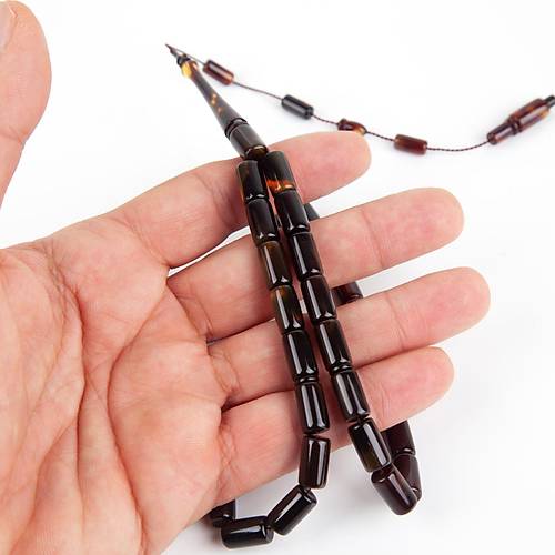 Kaplumbaa Kabuu iirme Yumuak Kesme Kesim 7x12mm Tesbih