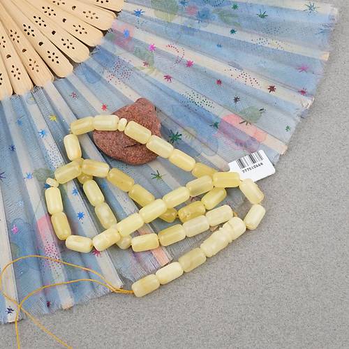 Kaya Damla Kehribar -Balt�k Kaps�l Kesim 7x12mm Tesbih