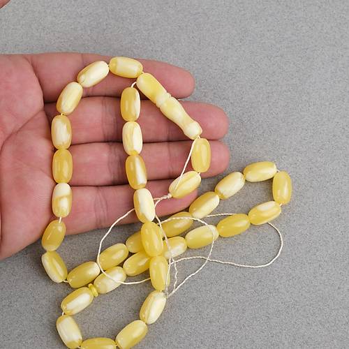 Beyrut Damla Arpa Kesim 8x14mm Tesbih - P�sk�ls�z