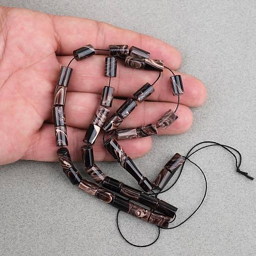 S�kma Kehribar Kesme Kesim 6x10mm Tesbih P�sk�ls�z