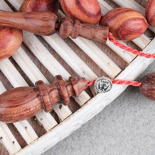 Japon Kiraz A�ac� Habbe Kamerun G�l� �mame Beyzi Kesim 9.5x14mm Tesbih