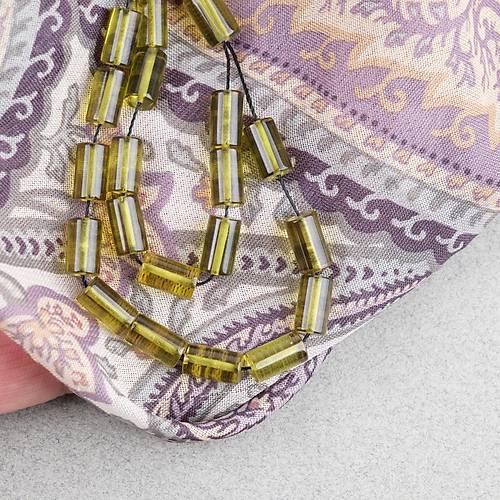 Ate� Kehribar Kesme Kesim 6x10mm Tesbih P�sk�ls�z