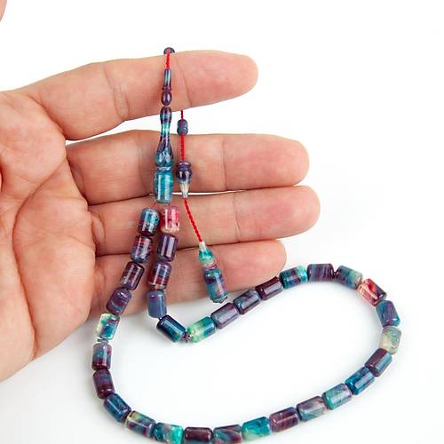 Kadim Katalin -Eski Sehpa Obje Kapsl Kesim 6x8.5mm Tesbih