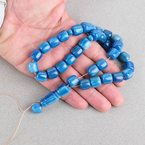 Katalin Kanayan Ba�a Tekerlek Kesim 12x12mm Tesbih - P�sk�ls�z