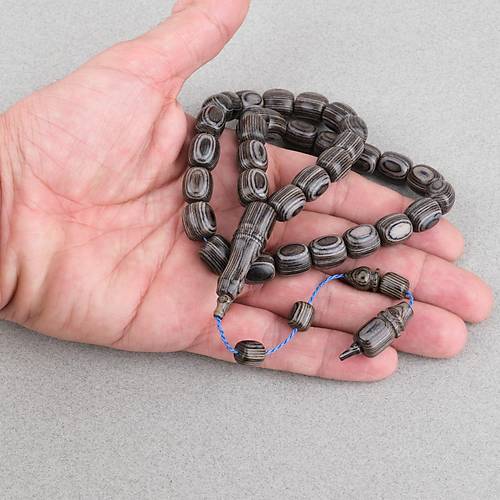 Kafur Aac Kapsl Kesim 11x12mm Tesbih - Gri