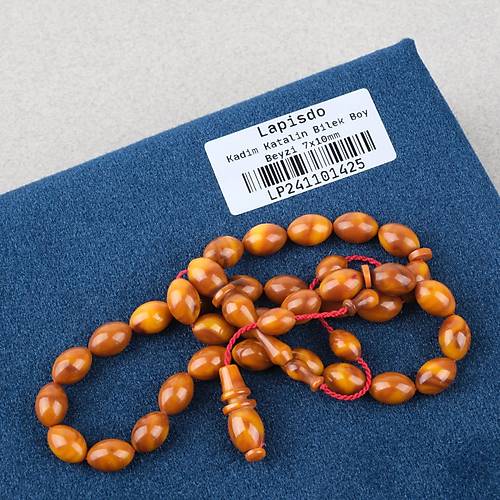 Kadim Katalin Bilek Boy Beyzi Kesim 7x10mm Tesbih