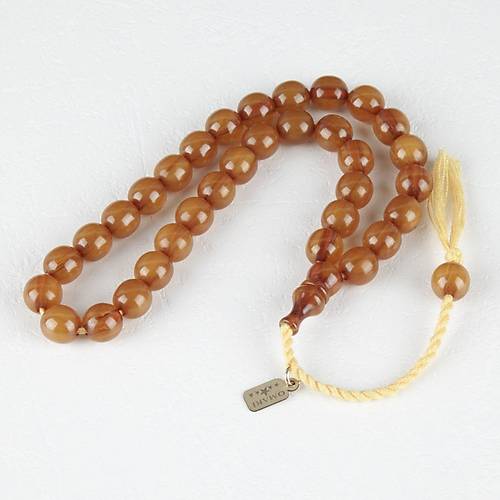 Skma Kehribar Kre Kesim 9.5x9.5mm Tesbih