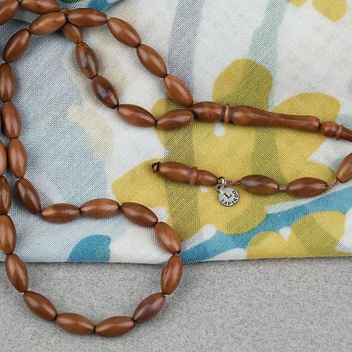 Kuka Ger�ek Do�al Lapisdo �mzal� Arpa Kesim 5x11mm Tesbih