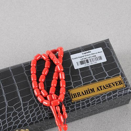 Katalin Kapsl Kesim 6x9mm Tesbih -Mercan Benzetme