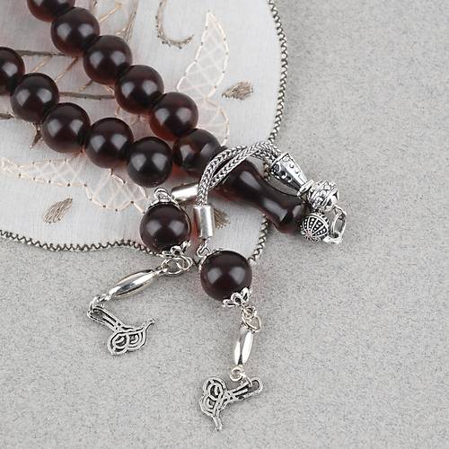 Katalin �ubuk Alpaka P�sk�ll� K�re Kesim 11mm Tesbih -Vi�ne ��r���