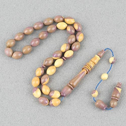 Eski Bowling Topu Obje  D�nem Usta ��i Kaps�l Kesim 7.5x11mm Tesbih