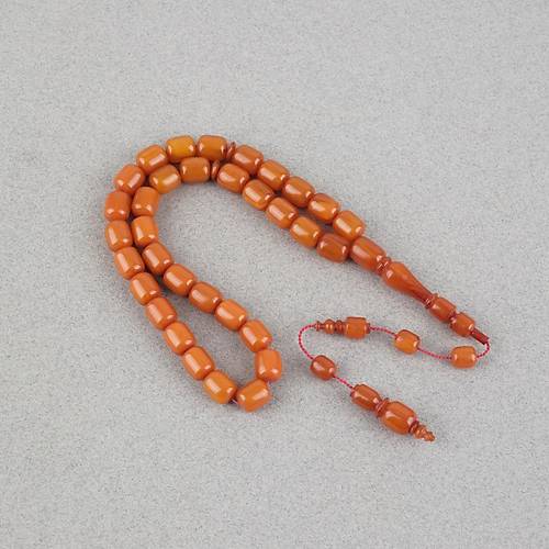 Kadim Katalin Eski Obje Usta ��i Kaps�l Kesim 8.5x10mm Tesbih