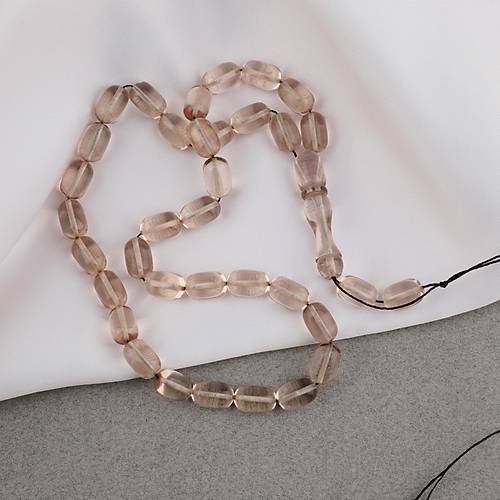 Ate� Kehribar Kaps�l Kesim 7x11mm Tesbih P�sk�ls�z �effaf