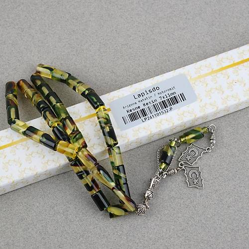 Arizona Katalin Alpaka P�sk�l Kesme Kesim 7x11mm Tesbih