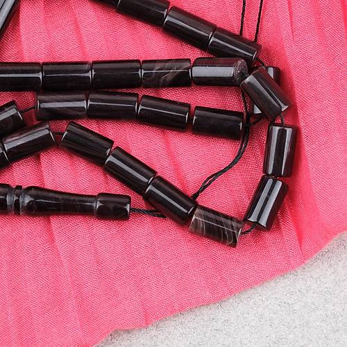 S�kma Kehribar Kesme Kesim 6x10mm Tesbih P�sk�ls�z Kahverengi