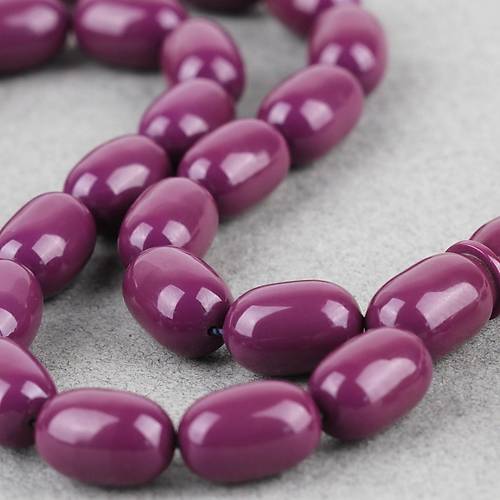 Eski Bowling Topu Obje  D�nem Usta ��i �mzal� Kaps�l Kesim 8x12mm Tesbih