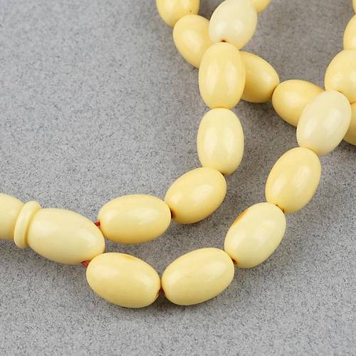 Kadim Katalin Eski Obje Mahjong Ta�� Beyzi Kesim 11x14mm Tesbih