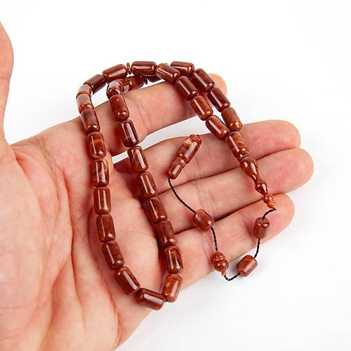Kadim Katalin - Eski Baston Obje Kapsl Kesim 7x11mm Tesbih