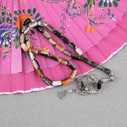 Galalit Alpaka P�sk�ll� Arpal Kesim 7x12mm Tesbih