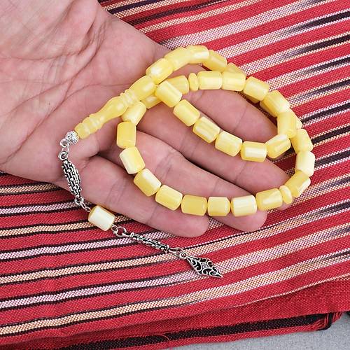 Beyrut Damla Alpaka P�sk�l Yumu�ak Kesme Kesim 8x11mm Tebih