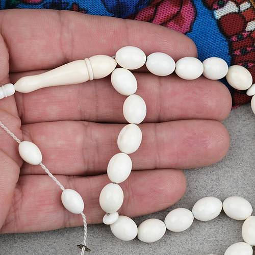 Mors Di�i Beyzi Kesim 8x10mm Tesbih  Mesut Varl� Usta ��i