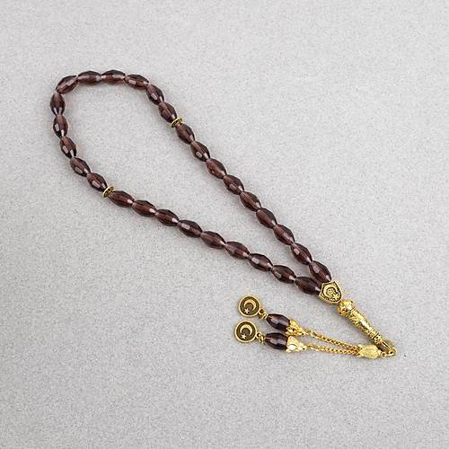 Zultanit Hint Alpaka P�sk�ll� Faset Beyzi Kesim 7.5x12mm Tesbih