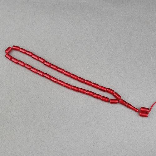 Ate� Kehribar Kaps�l Kesim 7x12mm- �effaf Bordo P�sk�ls�z