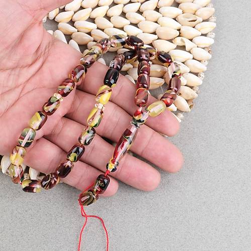 Arizona Katalin Kaps�l Kesim 8x12mm Tesbih (P�sk�ls�z) - Sedefli