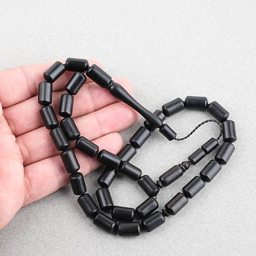 Abanoz A�ac� U�lu Kaps�l Kesim 8x14mm Tesbih